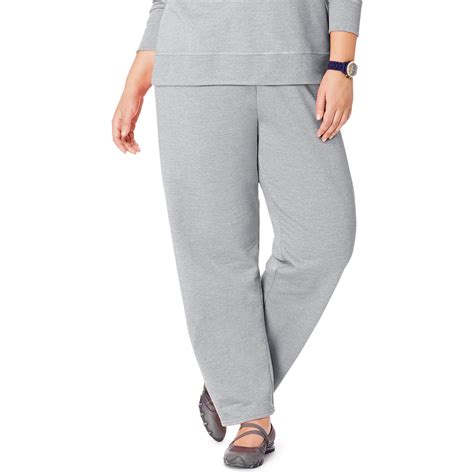 Just My Size Womens Plus Size Fleece Petite Sweatpant Up To Size 5x