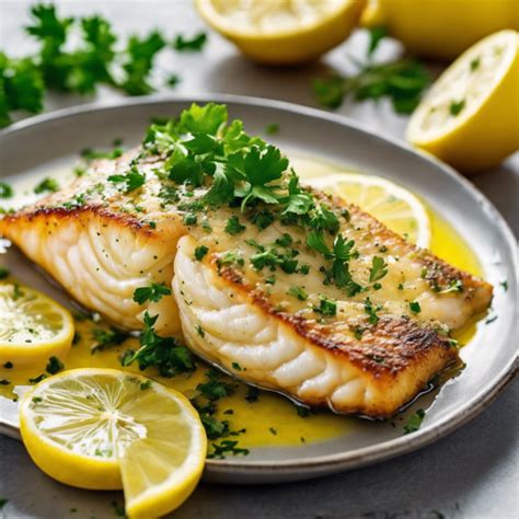 Crispy Baked Cod With Lemon Herb Butter Recipe Cookaifood