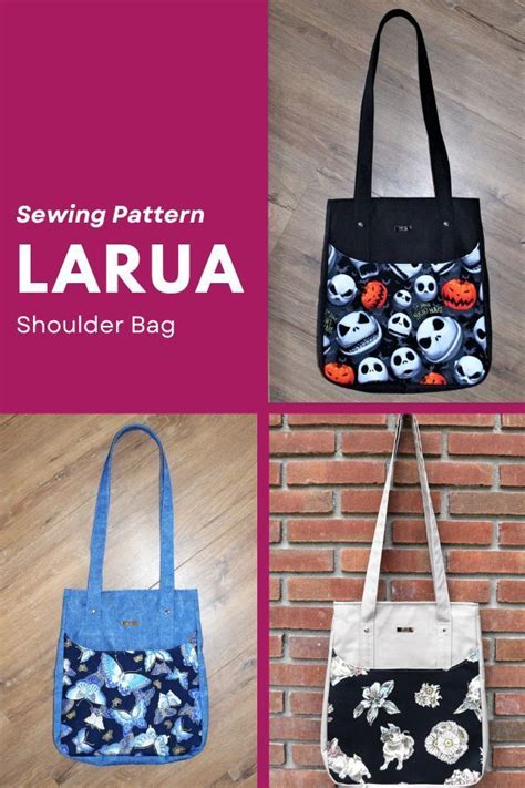 Larua Shoulder Bag Sewing Pattern Sew Modern Bags Bag Patterns To