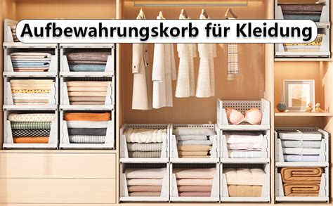 Dyouen Kleiderschrank Schubladenboxen Stapelbarer Kleiderschrank