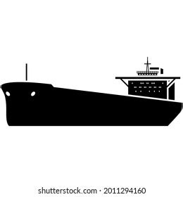 Oil Ship Tanker Vector Marine Cargo Stock Vector Royalty Free