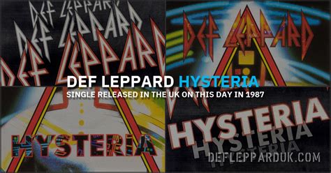 36 Years Ago Def Leppard Release The Hysteria Single In The Uk