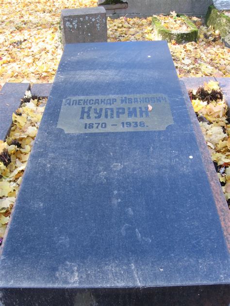Надгробие А И Куприна — Postimages