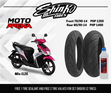 Shinko Tire Verge For Yamaha Mio I Mio Sporty Mio Soulty