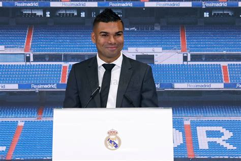 Real Madridcasemiro Durante Su Acto De Despedida Real Marca