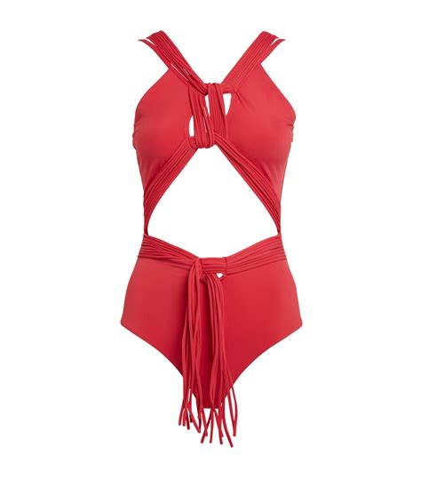 Christopher Esber Rouleaux Disconnect Swimsuit Harrods Us