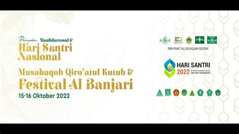 Festival Al Banjari Peringatan Maulidurrosul Hari Santri Nasional