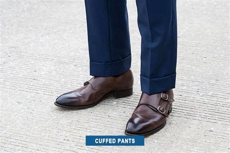 How To Wear Cuffed Pants Dress Shoes Men Cuffed Pants How To Wear