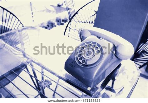 Vintage Telephone Rotary Dial Mechanism Stock Photo 671155525 ...