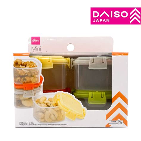 Daiso No Mini Container Set Shopee Malaysia