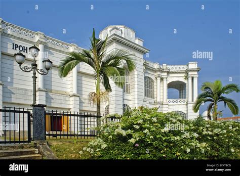 Facade Of Ipoh Railway Station In Ipoh City Malaysia Stock Photo Alamy