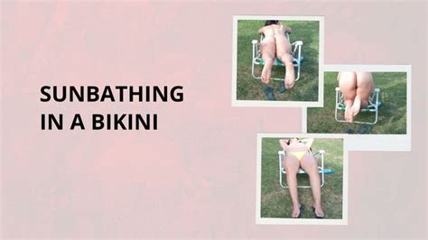 Sunbathing In A Bikini Miamartinss Clips Sale