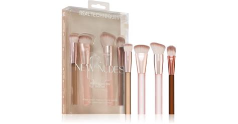 Real Techniques New Nudes Kit De Pinceaux Notino Fr