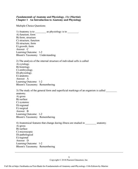 Anatomy And Physiology Unit 9 Practice Test