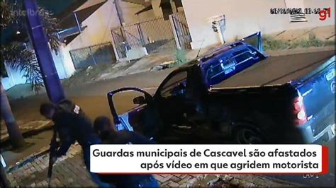 Vídeo Guardas municipais de Cascavel são afastados após vídeo em que