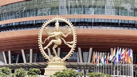 G Summit Worlds Tallest Nataraja Statue Installed In Front Of