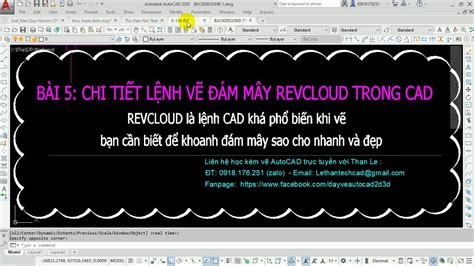 Lệnh Vẽ đám Mây Trong Autocad