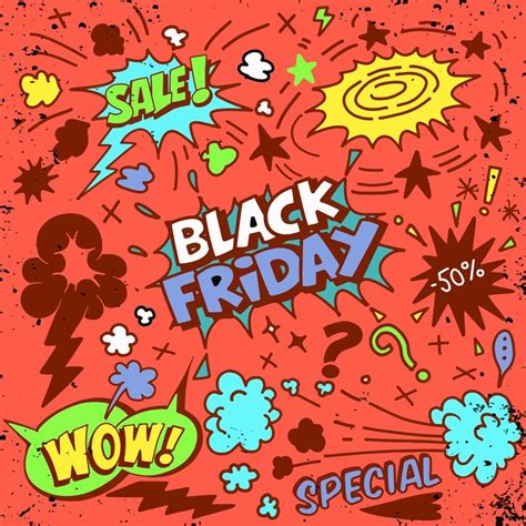 Black Friday sale hand drawn vector concept illustration. 17613894 ...