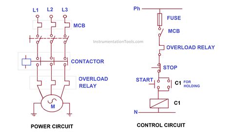 Dol Starter Power Wiring Diagram Diagram Circuit