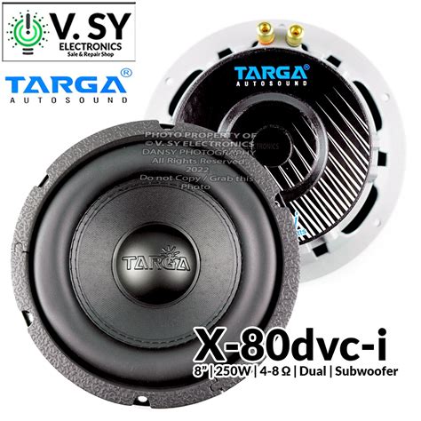 Original Targa X Dvc I Inches W Ohms Dual Car Subwoofer