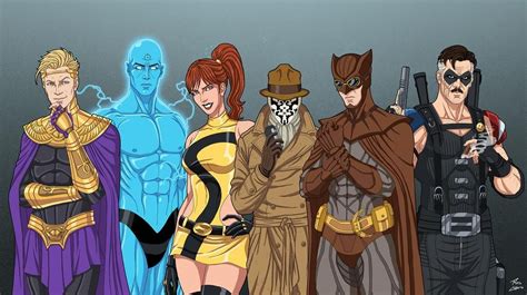 Watchmen Heroes By Phil Cho On Deviantart Watchmen Superhero Dc