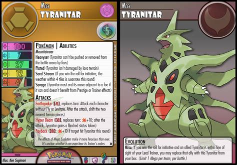Mega Tyranitar By Pokemoncmg On Deviantart