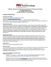 Spe Syllabus Docx Spe Measurement Data Display