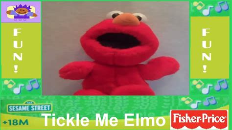 Sesame Street Giggling Tickle Me Elmo Plush By Fisher Price Youtube