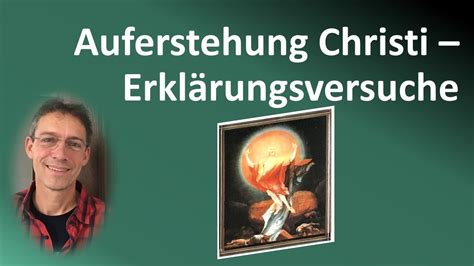 Deutungen Der Auferstehung Christi Religion Einfach Erkl Rt