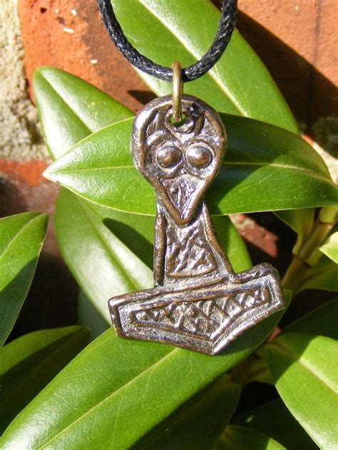 Viking Thor S Hammer Mj Lnir Bronze Pendant Handmade By Etsy Thors