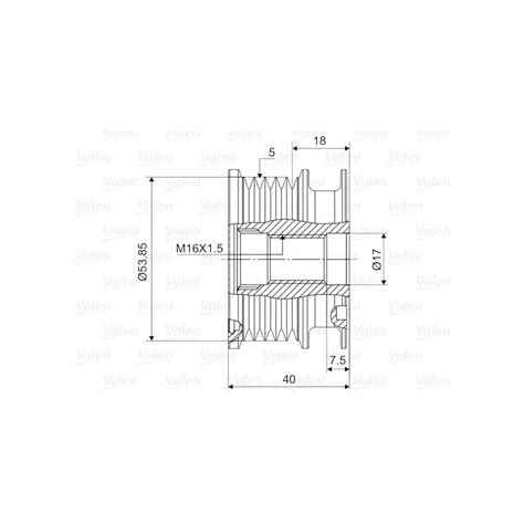 Poulie Roue Libre Alternateur Valeo Monpetitm Cano