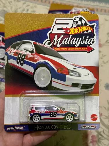 Hot Wheels Honda Civic Eg Convención Malasia Solo 1000 Hecho MercadoLibre
