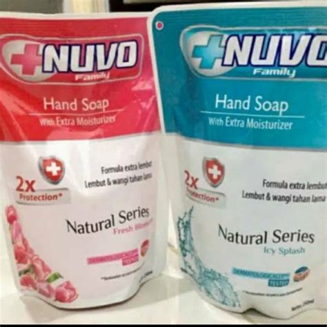 Jual Nuvo Hand Wash Hand Soap Sabun Cuci Tangan Antibakterial Merah