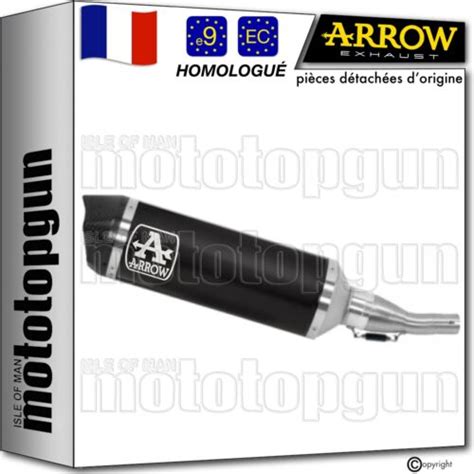 Arrow Pot Echappement Approuve Catalyse Urban Noir C Yamaha Tricity