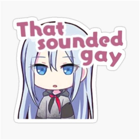 Kanade Yoisaki That Sounded Gay Project Sekai Sticker Sticker For Sale By XBrxzilX Redbubble