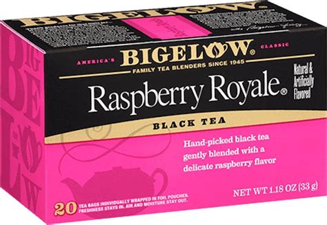 Bigelow Raspberry Royale Tea Bags 20 Ct Pack Of 2 Walmart