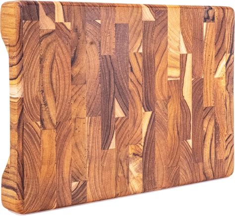 Erreke Planche A Decouper Bois De Teck Naturel Paisseur Cm Planche