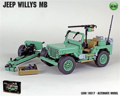 Lego Moc 10317 Jeep Willys Mb By Erictrax Rebrickable Build With Lego