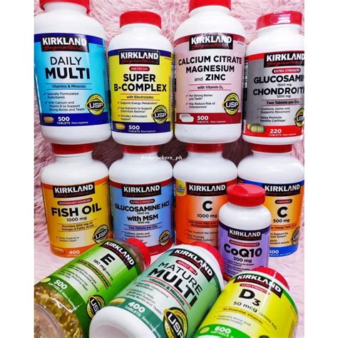 Kirkland Vitamins 100 Original Shopee Philippines