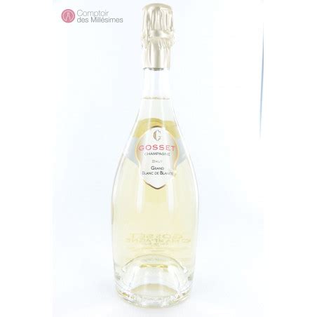 Grand Blanc De Blancs Brut Champagne Gosset Au Meilleur Prix