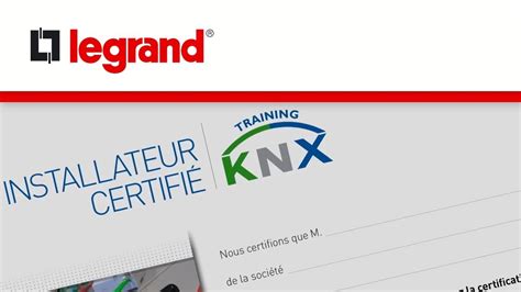 Formation Legrand Knx Advanced Devenez Installateur électricien