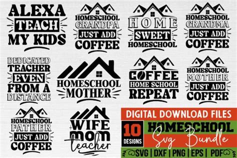 Homeschool Svg Bundle Graphic By Binasvgbundle Creative Fabrica