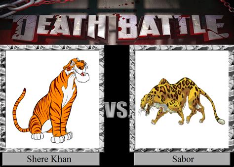 Shere Khan vs. Sabor by JasonPictures on DeviantArt