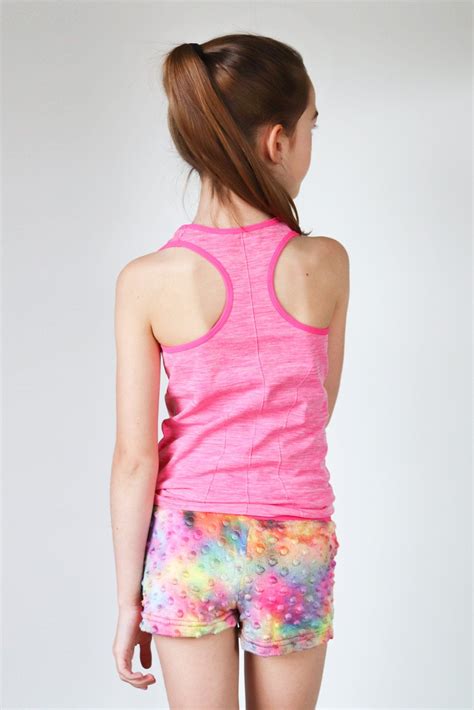 Seamless Activewear Racerback Tank Fuchsia Melange Girls Activewear Girls Outfits Tween