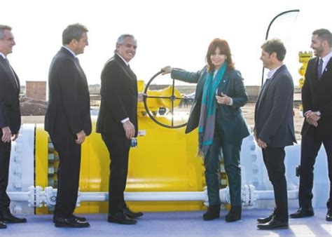 Alberto Fern Ndez Massa Y Cristina Kirchner Inauguraron El Gasoducto