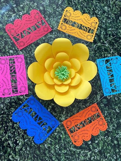 Class of 2024 Graduation Papel Picado Banner, Fiesta Party Graduation ...