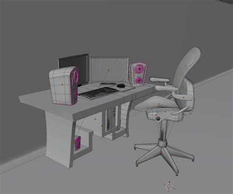 ArtStation - PC Setup 3D model | Resources