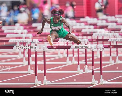 Tobi Amusan From Nigeria During 100 Meter Hurdles For Women At The