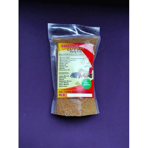 Jual Sari Jahe Merah Luthfi Bang Edy Minuman Herbal 250 Gram