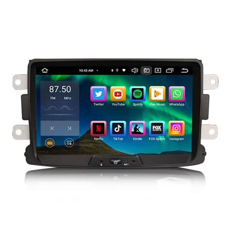 Radio Carplay Android Auto Bluetooth Usb Dacia Dokker Duster Lodgy